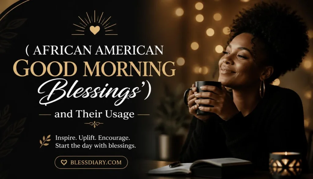 african american good morning blessings