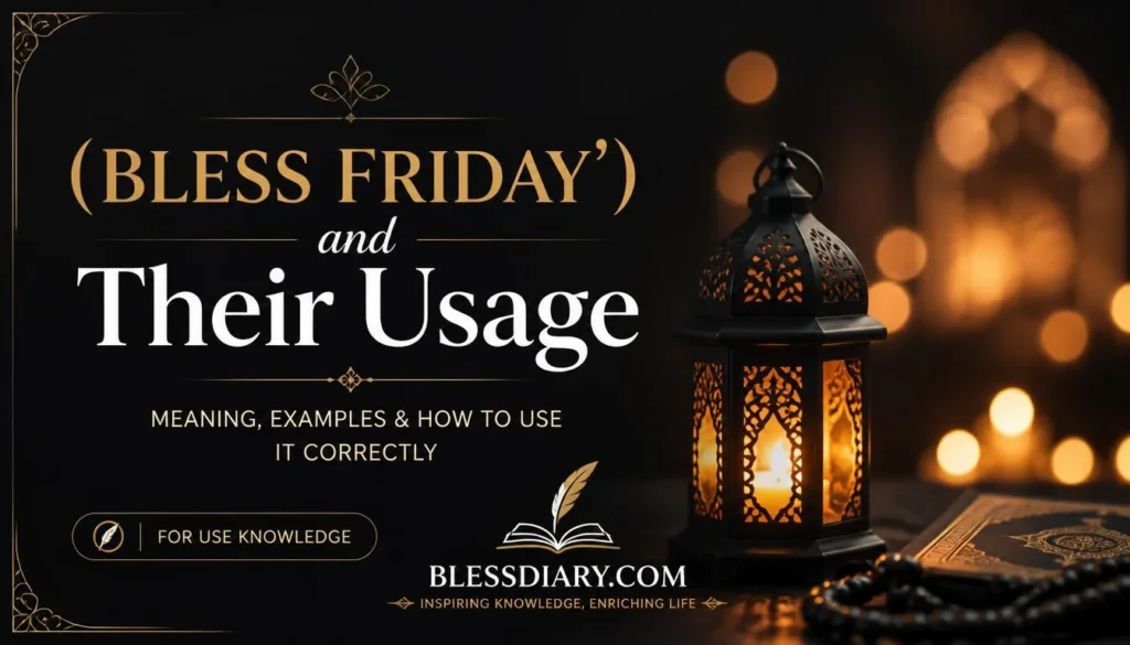 bless friday