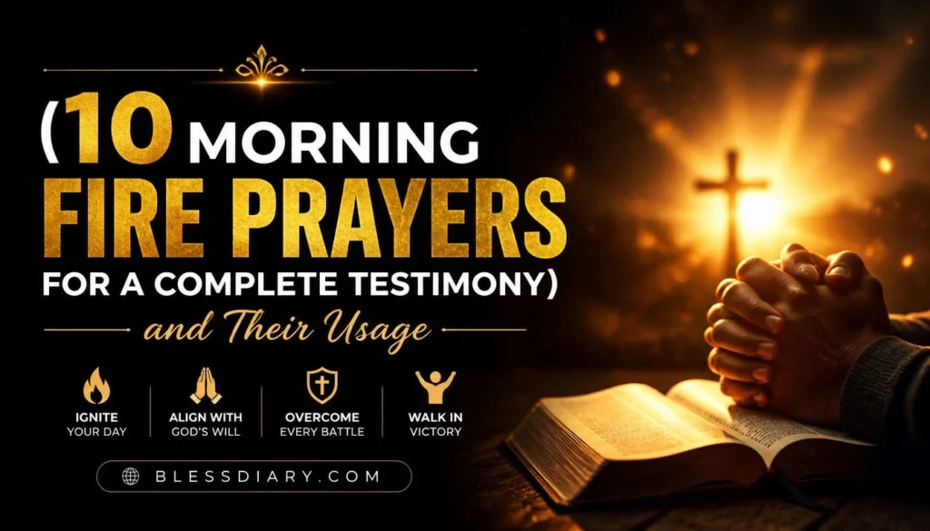 10 MORNING FIRE PRAYERS FOR A COMPLETE TESTIMONY
