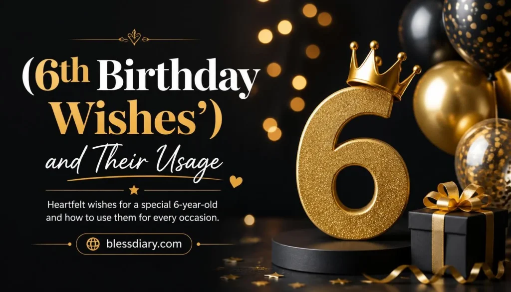6th Birthday Wishes