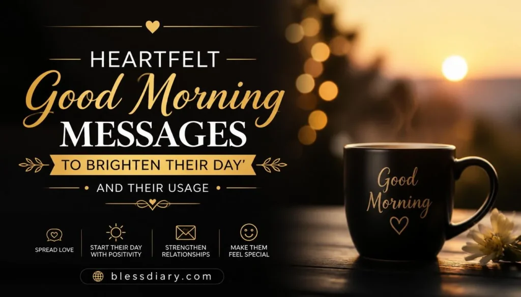 Heartfelt Good Morning Messages to Brighten Their Day