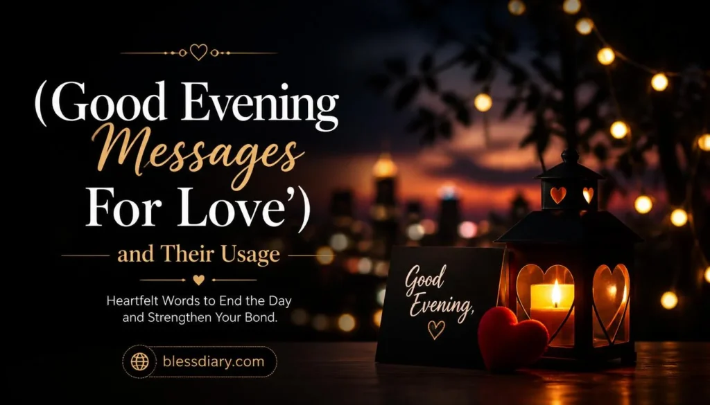 Good Evening Messages For Love