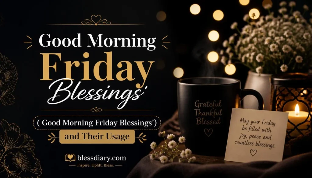 Good Morning Friday Blessings