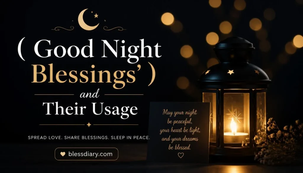 Good Night Blessings