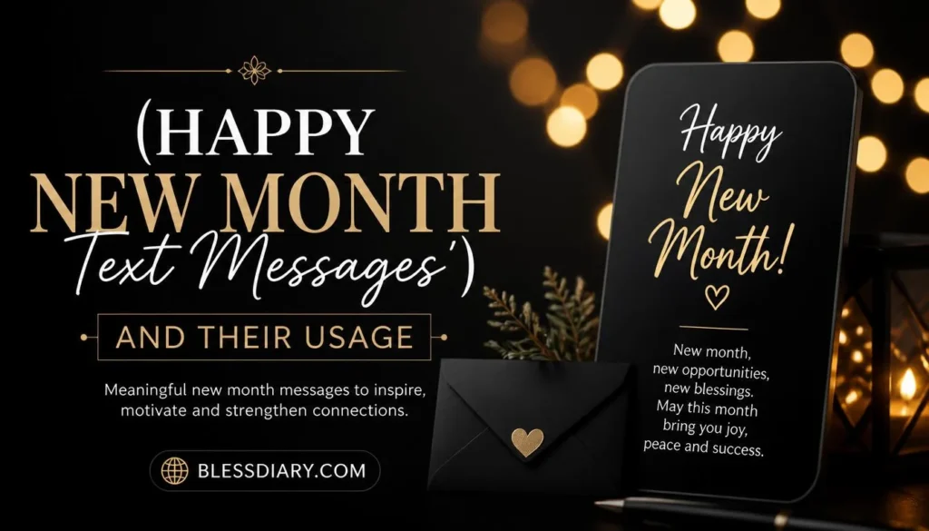 Happy New Month Text Messages & Wishes 2026