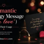 Romantic Apology Message for love
