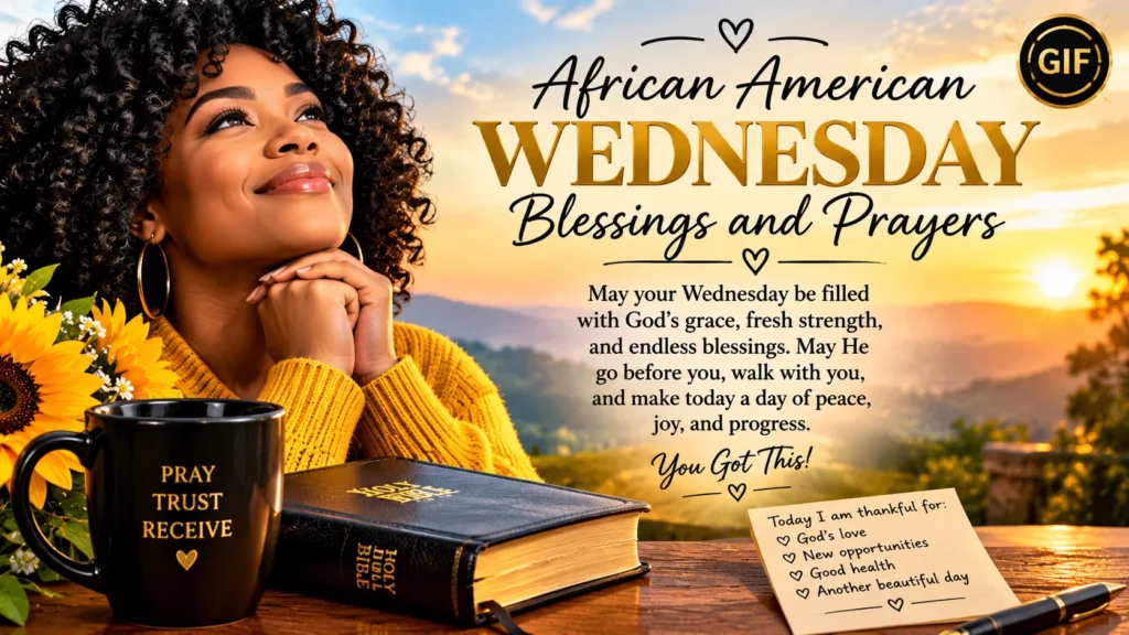 African American Wednesday Blessings GIF