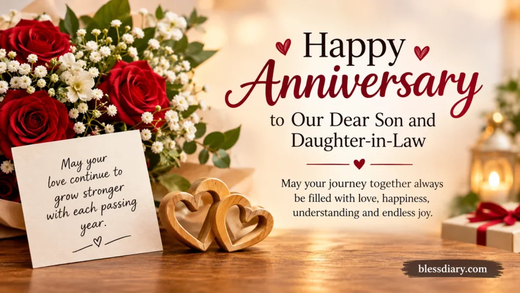 Anniversary Wishes For Son and Daughter-in-Law