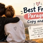Best Friend Paragraph Copy and Paste