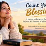 count your blessings meaning