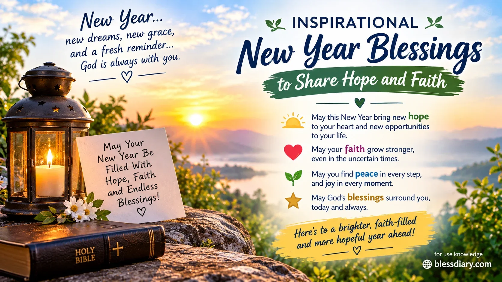inspirational new year blessings