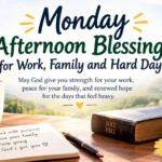 monday afternoon blessings