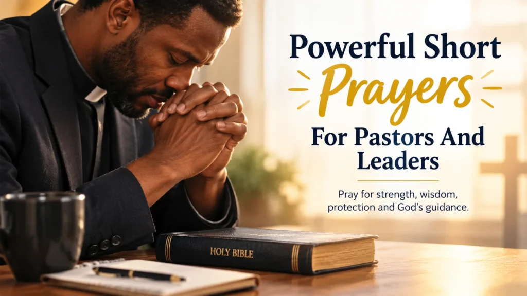 Powerful Short Prayers For Pastors And Leaders