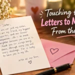 Touching Heartfelt Letters to My Sister