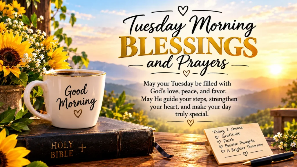 tuesday morning blessings and prayers